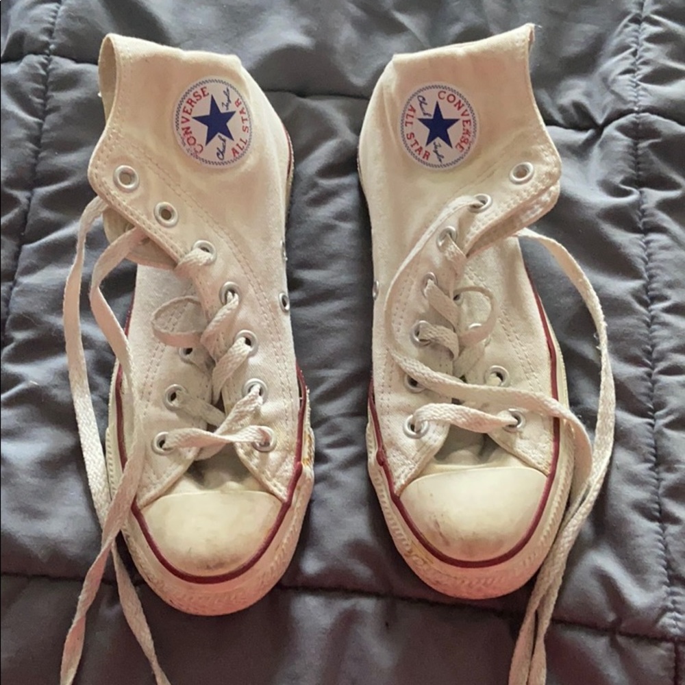 White High Top Converse
